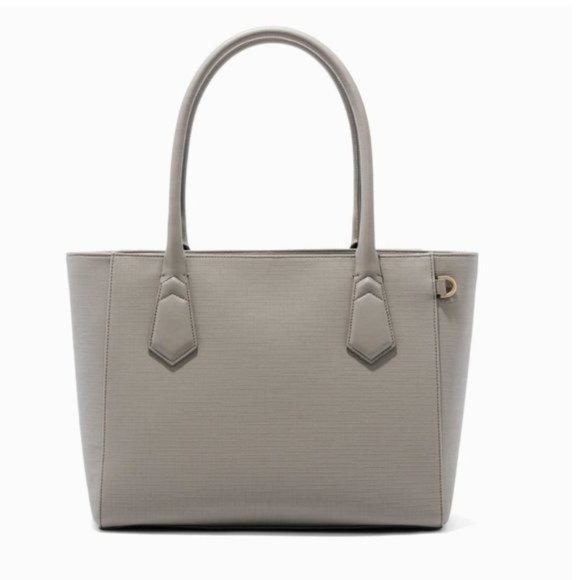 Dagne Dover Handbags - Dagne Dover Classic Signature Tote Gray